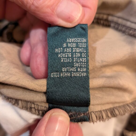 Lauren Ralph Lauren Brown/Tan Floral Print Pants Size 6P - Picture 13 of 13